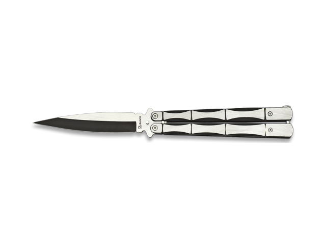 Pocket knife ALBAINOX. Black calavera.