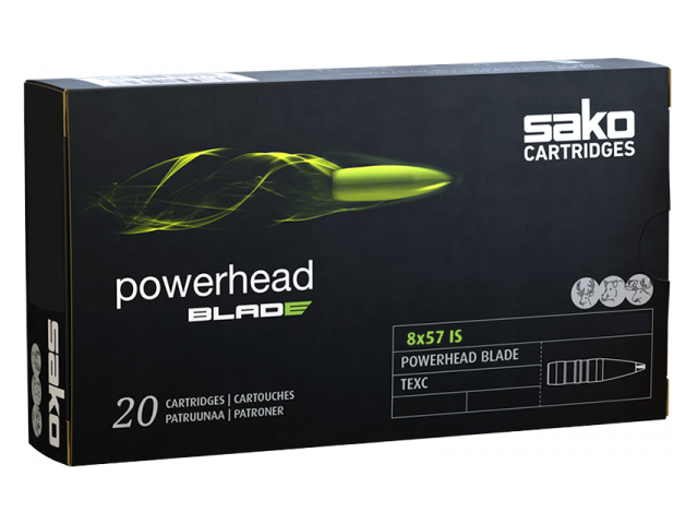 Naboj SAKO 8x57 IS POWERHEAD BLADE - 11,7g/180gr