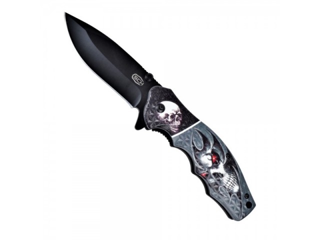 Preklopni nož SCK Grey skull 