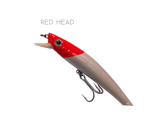 Vobler DTD Skušica - red head 70 mm (rdeča glava) floating