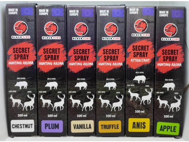 Spray per attrarre la selvaggina BLACK FIRE Vaniglia