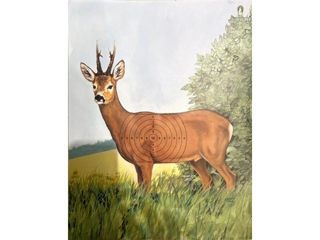Tarča EU Srnjak mala 43x33 cm