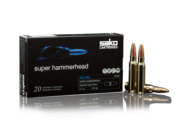 Naboj SAKO Hammerhead 308 win - 11,7g/180gr