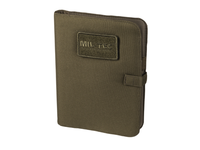Custodia imbottita per quaderno MILTEC Tactical A5 - verde