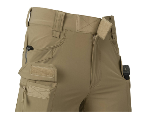 Kurze Hosen HELIKON OTS (OUTDOOR TACTICAL SHORTS) - VERSASTRETCH® LITE grau/schwarz