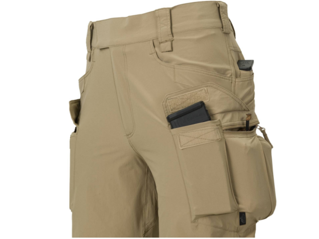 Kratke hlače HELIKON OTS (OUTDOOR TACTICAL SHORTS) - VERSASTRETCH® LITE sivo/črne