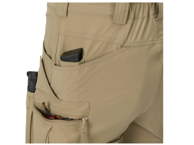 Kurze Hosen HELIKON OTS (OUTDOOR TACTICAL SHORTS) - VERSASTRETCH® LITE grau/schwarz