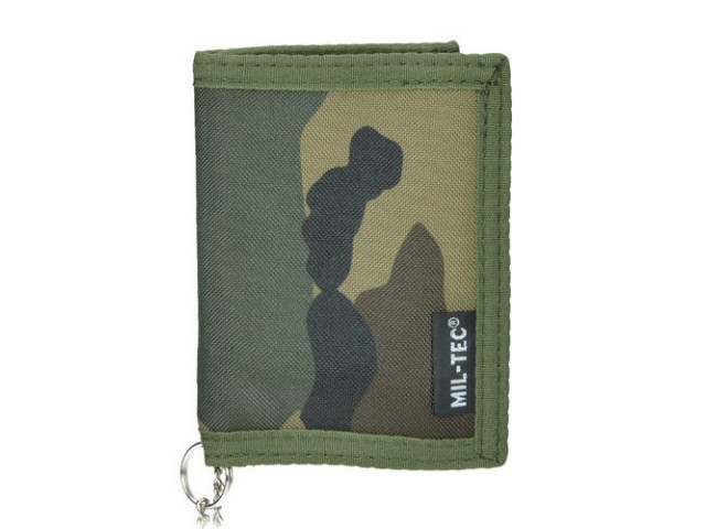 Wallet with chain MILTEC woodland