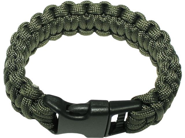 Zapestnica Paracord 22 mm zelena