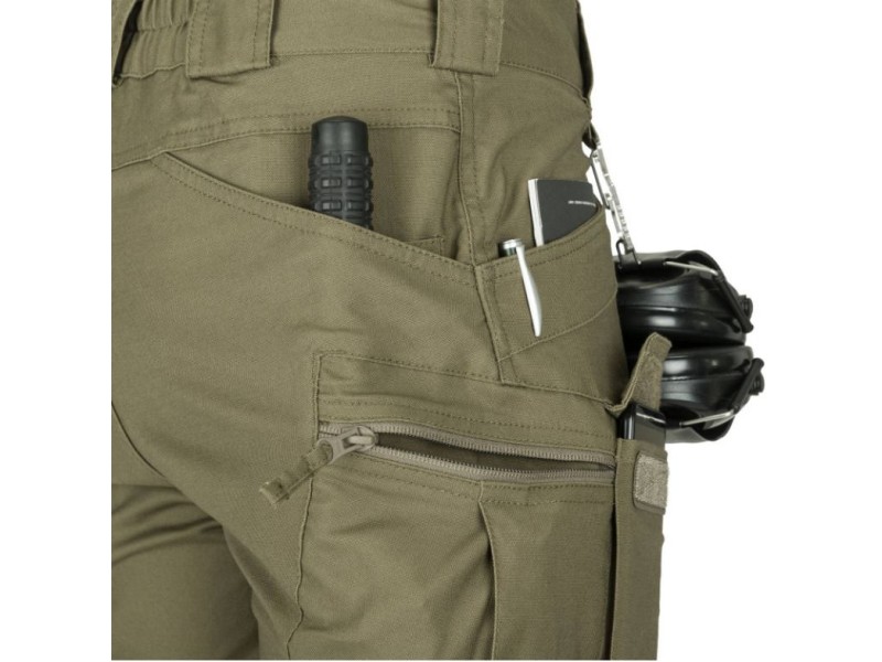 Hlače HELIKON UTP (Urban Tactical Pants) Canvas Taiga/Green - PODALJŠANE