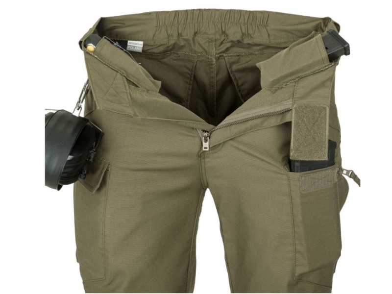 Pantaloni HELIKON UTP (Urban Tactical Pants) Canvas Taiga/Green - ALLUNGATI