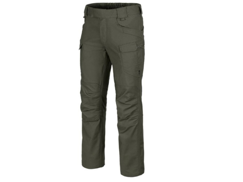 Hlače HELIKON UTP (Urban Tactical Pants) Canvas Taiga/Green - PODALJŠANE