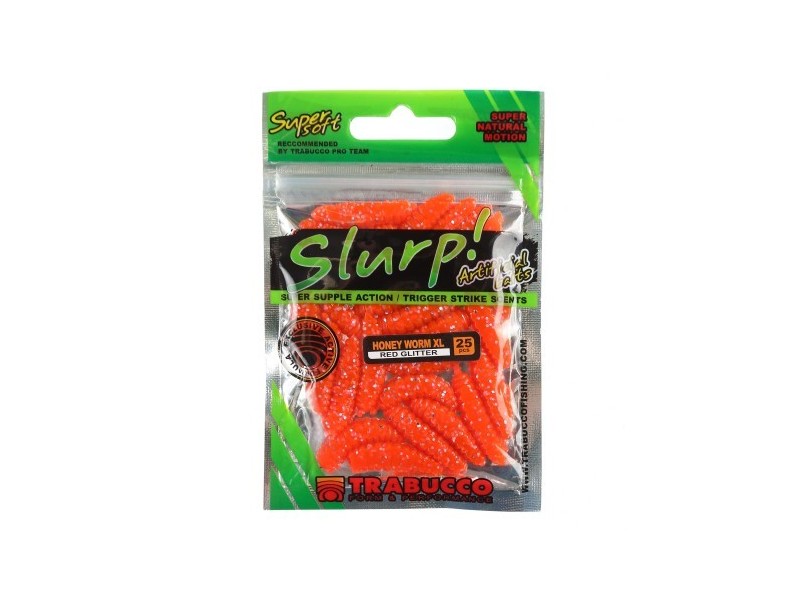 Artificial worms TRABUCCO RED