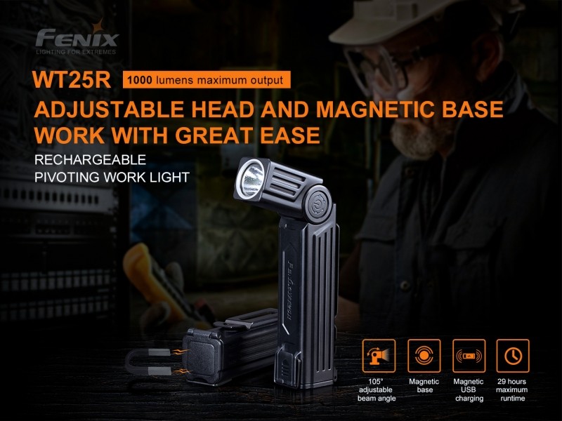 Rechargeable flashlight FENIX WT25R