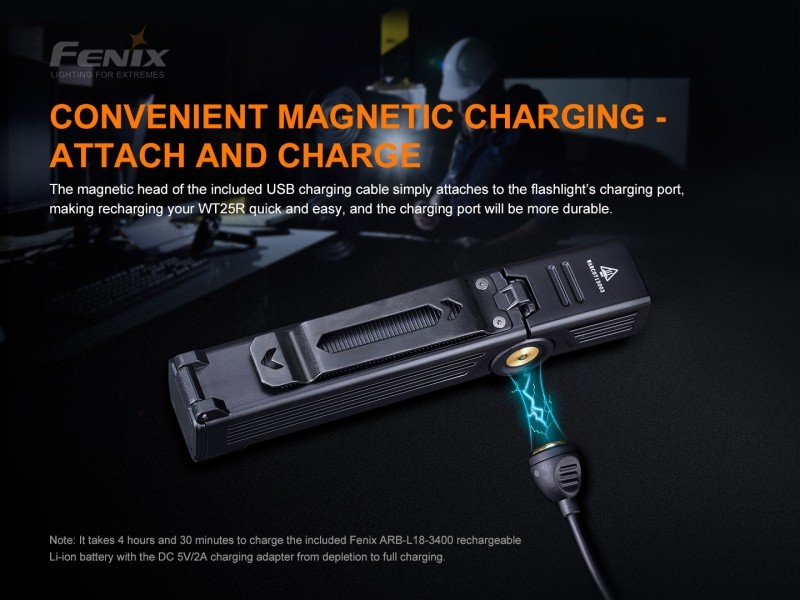 Rechargeable flashlight FENIX WT25R