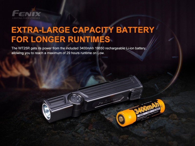 Rechargeable flashlight FENIX WT25R