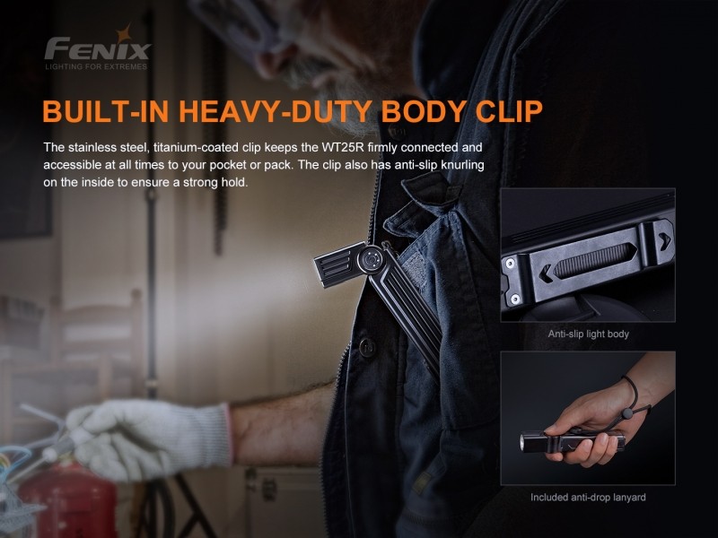 Rechargeable flashlight FENIX WT25R