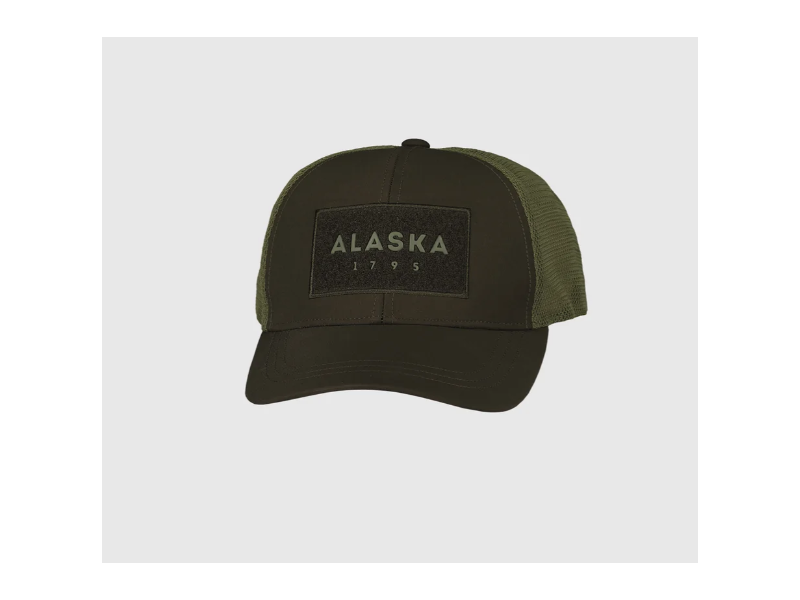 Cappello ALASKA 1795 Trucker - oliva/marrone