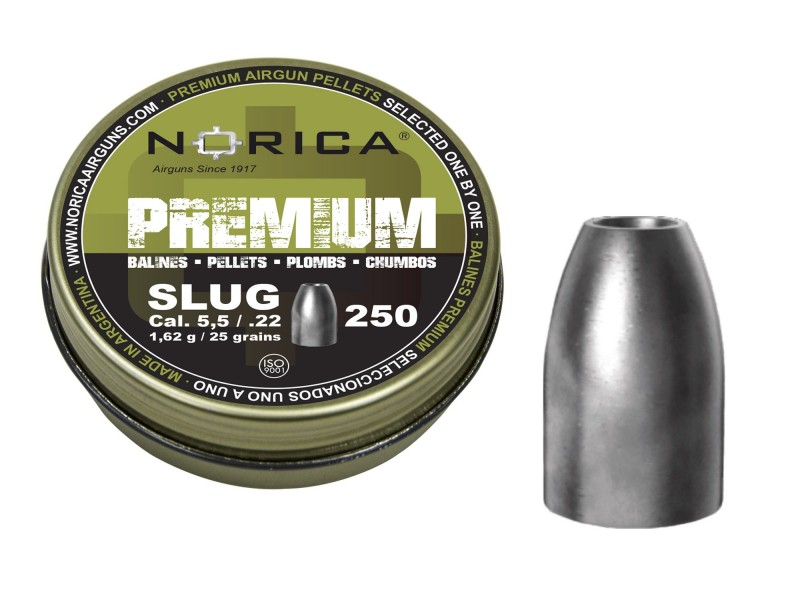 Diabolo NORICA Premium SLUG 5.5 mm - 250 pcs
