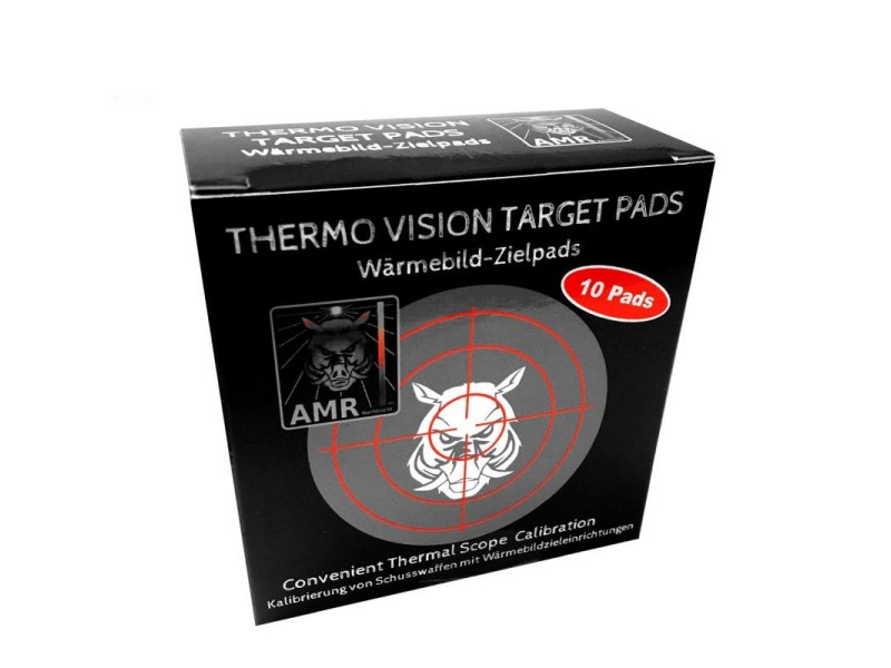 AMR target pads for zeroing thermal imaging
