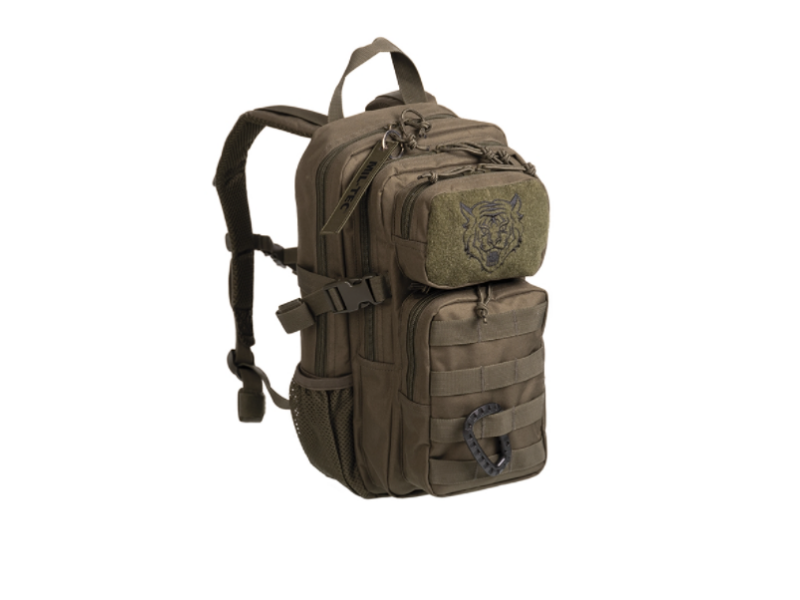 Children's military backpack ASSOULT green