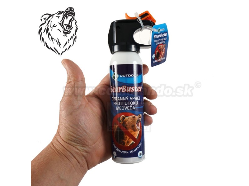 Obrambni sprej BEAR BUSTER (PROTI MEDVEDU) mali 150 ml - z etuijem za na pas