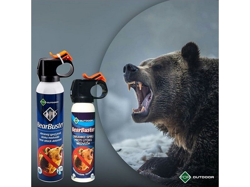 Obrambni sprej BEAR BUSTER (PROTI MEDVEDU) velik 300 ml - z etuijem za na pas