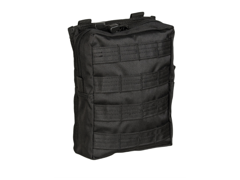 MOLLE BELT POUCH LG - black belt pouch