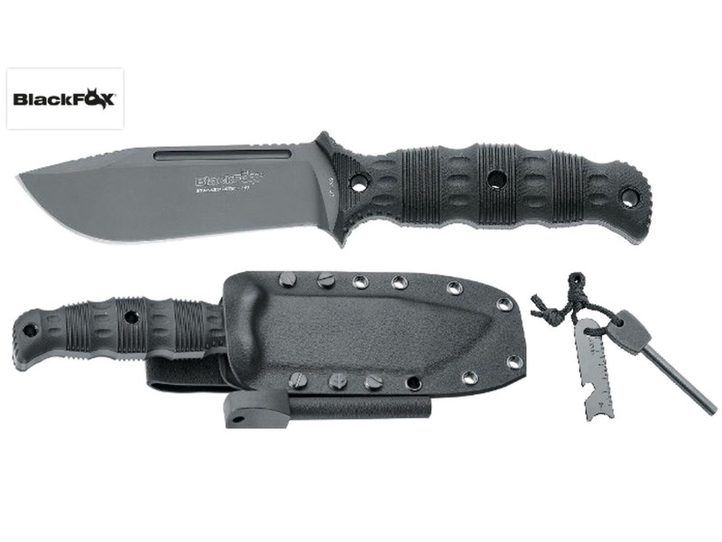 Coltello fisso Black FOX BF-709 Survival Military Tactical