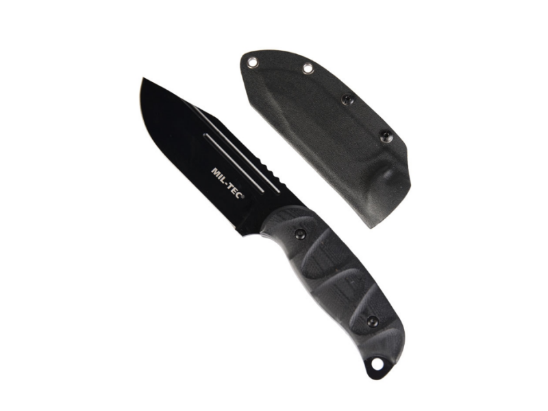 Nož MILTEC BLACK COMBAT G10 W. KYDEX� SCABBARD