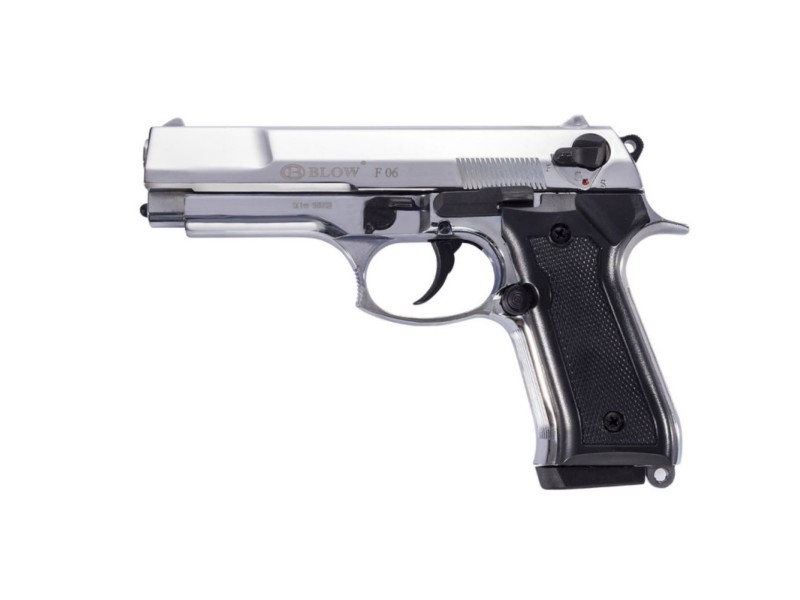 START pištola BLOW F06 matte crom - 9 mm P.A.K.