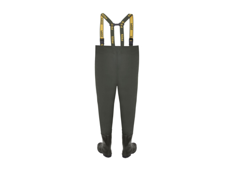 Ribarske hlačne čizme PROS Waders - zelene 