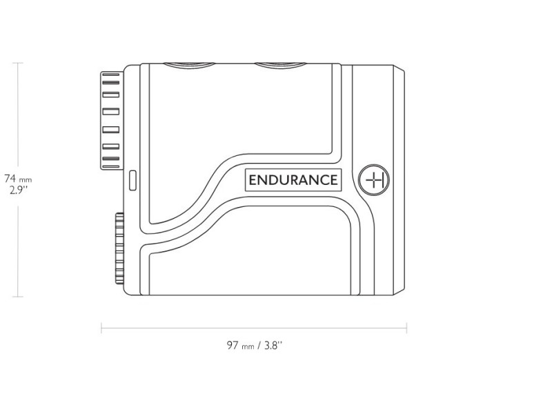 Daljinomer HAWKE Endurance Laser Range Finder 1000