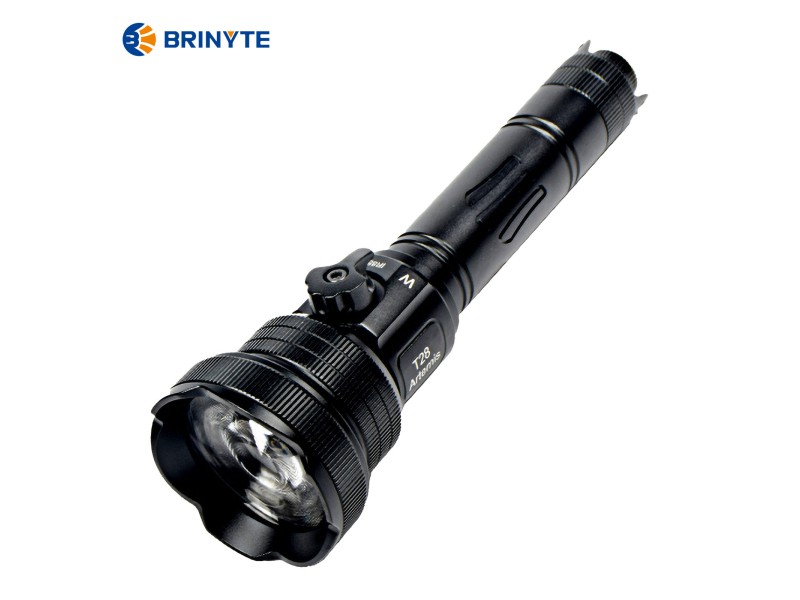 Torcia ricaricabile BRINYTE Artemis T28 (bianca, IR 850, IR 940)