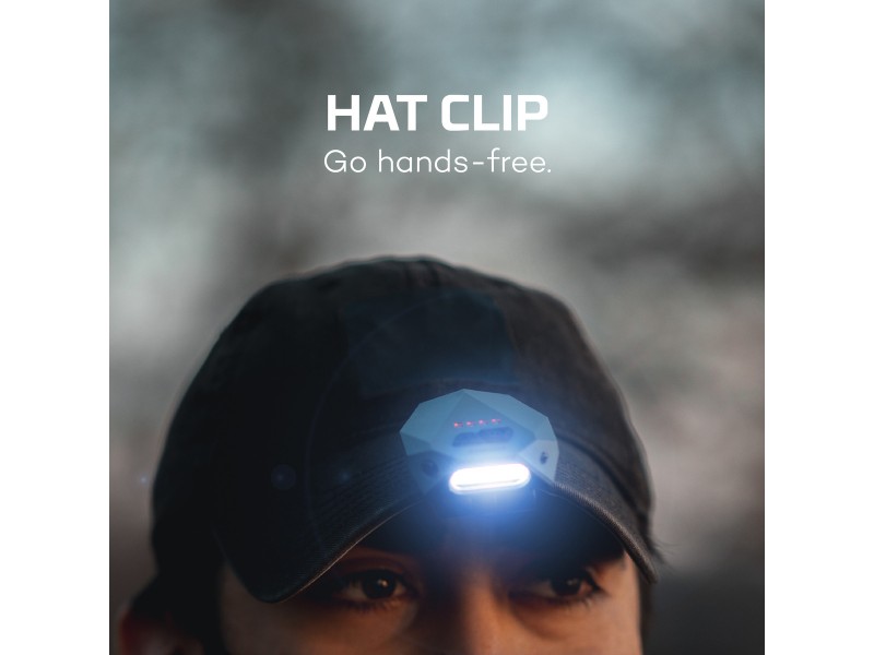 Punjača svjetiljka za na kapu NEBO Einstain CAP - 50 lumena