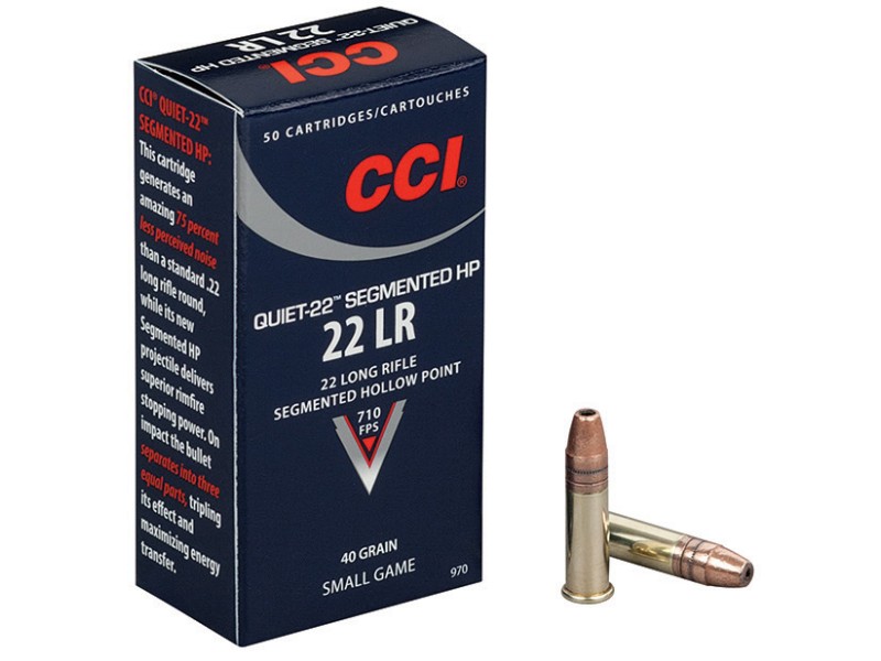 Naboj CCI .22 LR Quiet-22 SEGMENTED HP