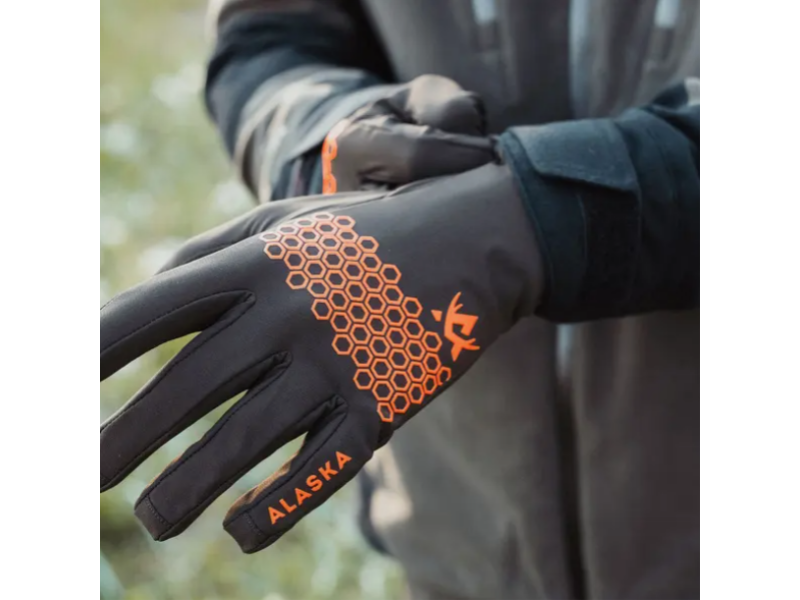ALASKA 1795 Chaser Stretch Handschuhe - braun/grün