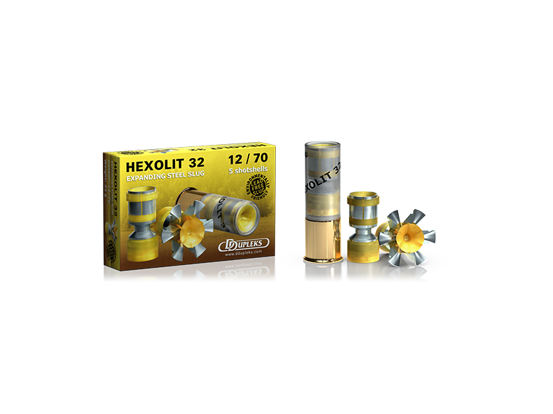 Naboj DDUPLEKS Hexolit 32 Magnum 12/76 - podkalibrna