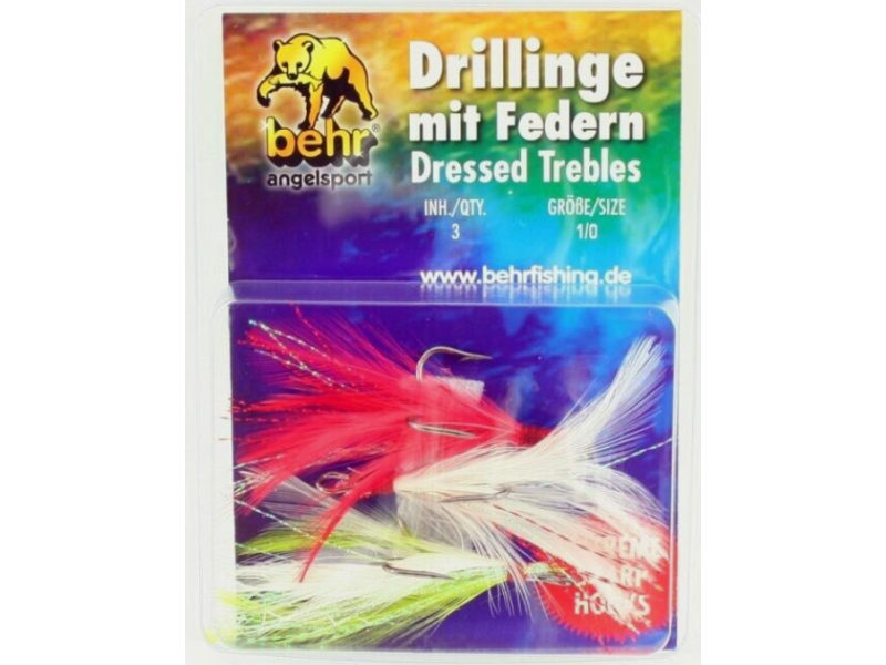 Treble con piume BEHR Dressed trebles