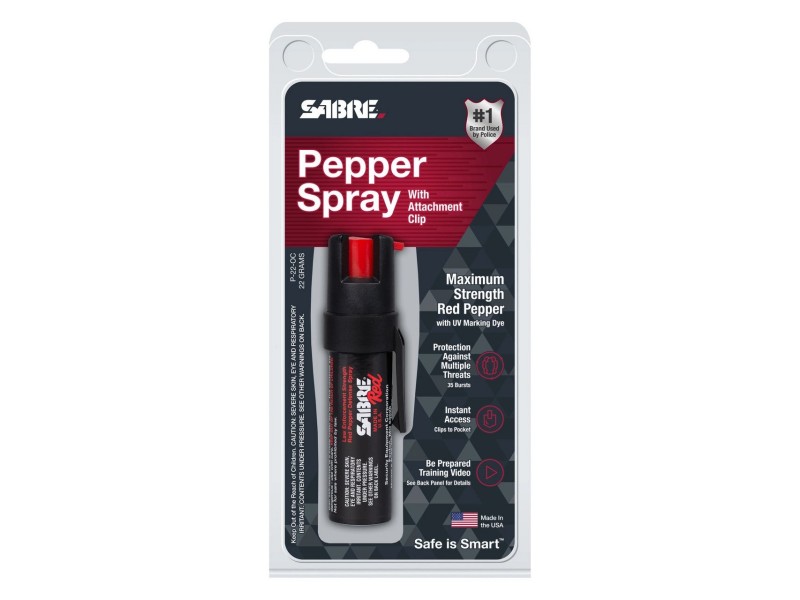 SABRE Mini defense spray with clip