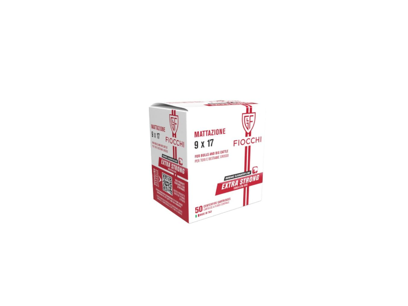 Sganci FIOCCHI 9x17 - rosso (50 pz)