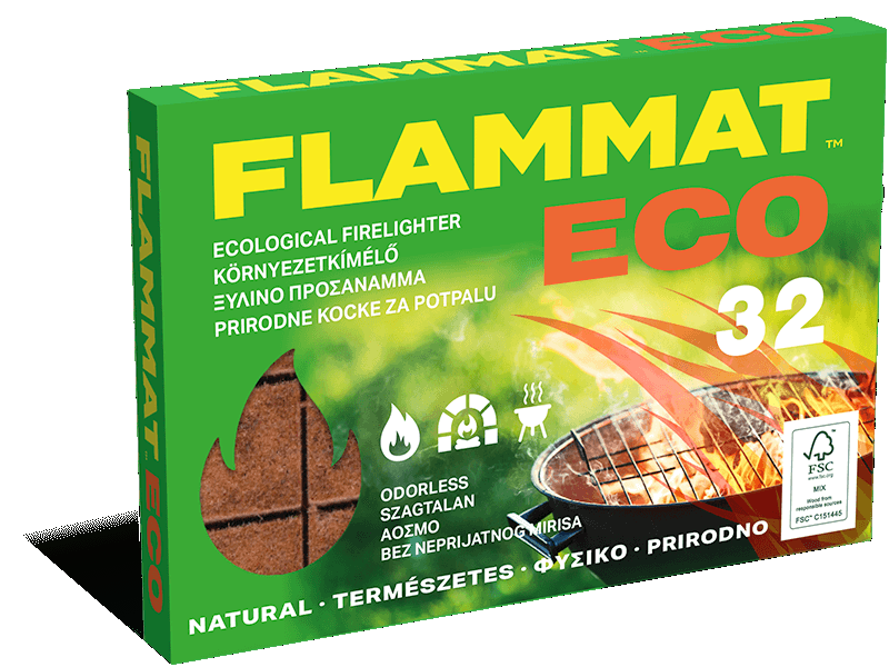 Ekološke kocke za podžig FLAMMAT - 32 kock brz vonja