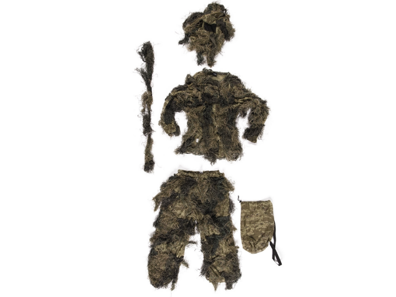 Maskirna obleka MILTEC Ghillie digital woodland - antifire