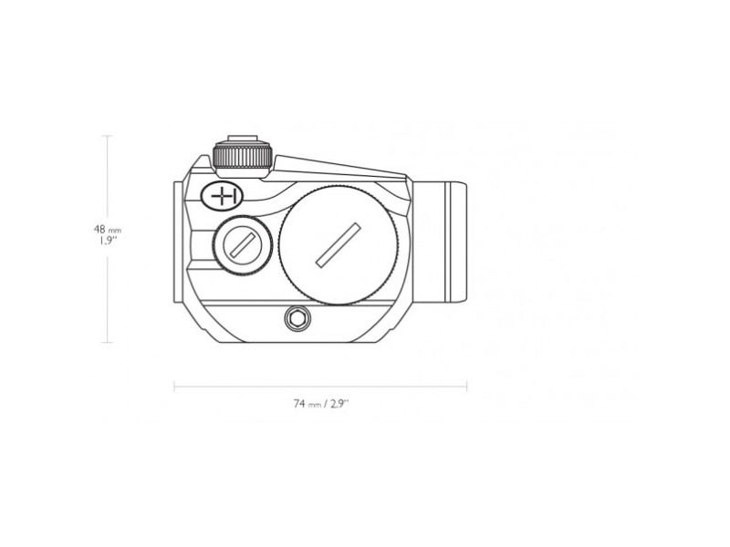 Red dot sight Hawke VANTAGE 1X20 WEAVER