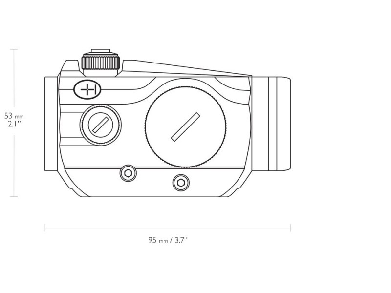Red dot sight HAWKE Vantage 1X25 Weaver