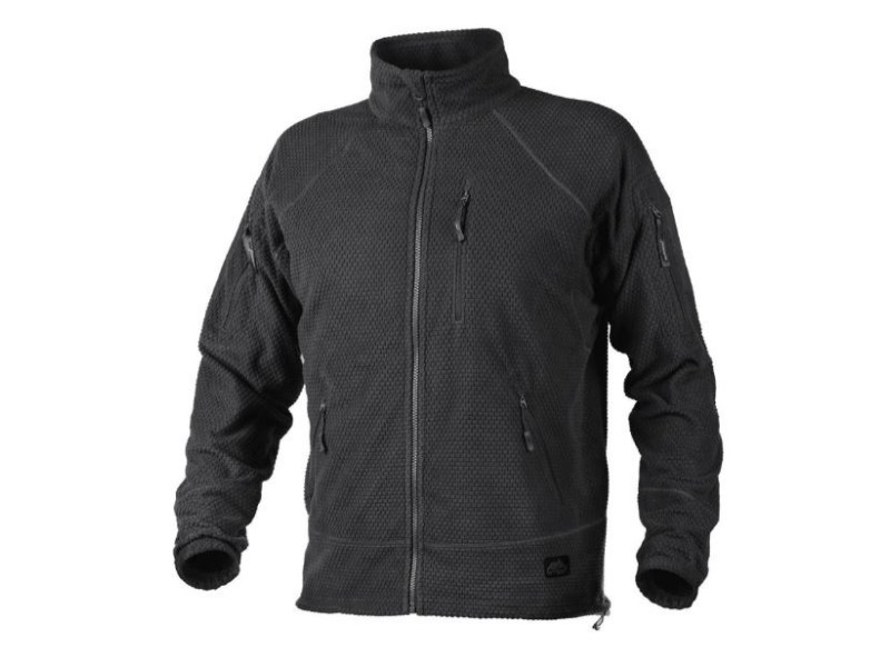 Fleece shirt HELIKON Alpha Hoodie without hood - black