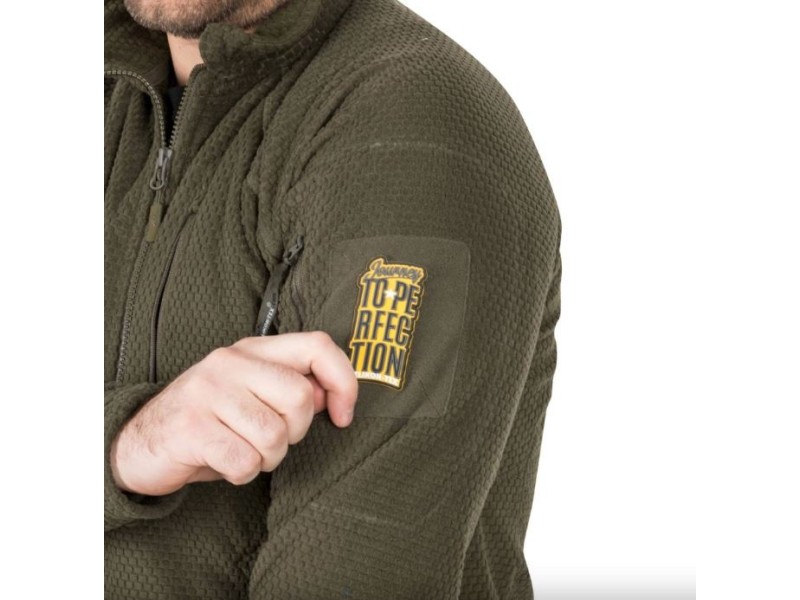 Fleece shirt HELIKON Alpha Hoodie without hood - black