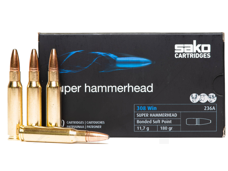 Naboj SAKO 308 WIN Super Hammerhead - 11,7g/180gr