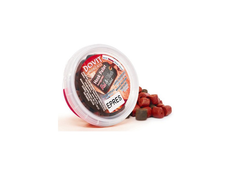 Peleti DOVIT Hook pellet RED&BLACK 14 mm - MOČEN MED