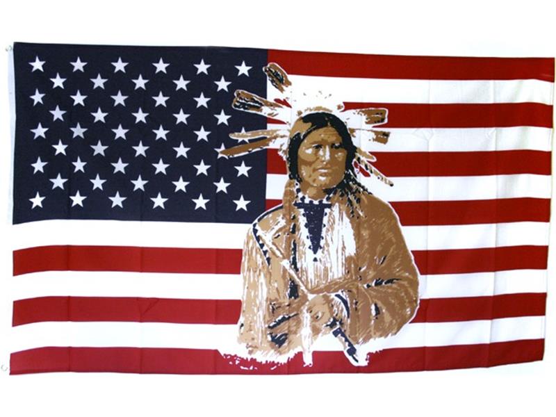 Zastava ZDA Indijanec